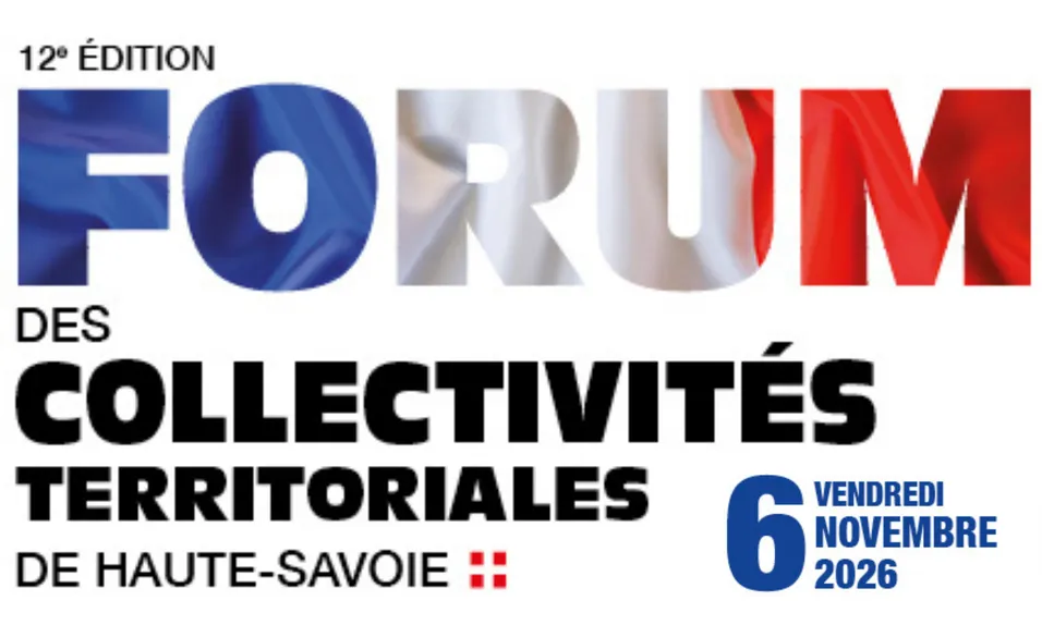 Affiche du forum des collectivités territoriales de Haute-Savoie