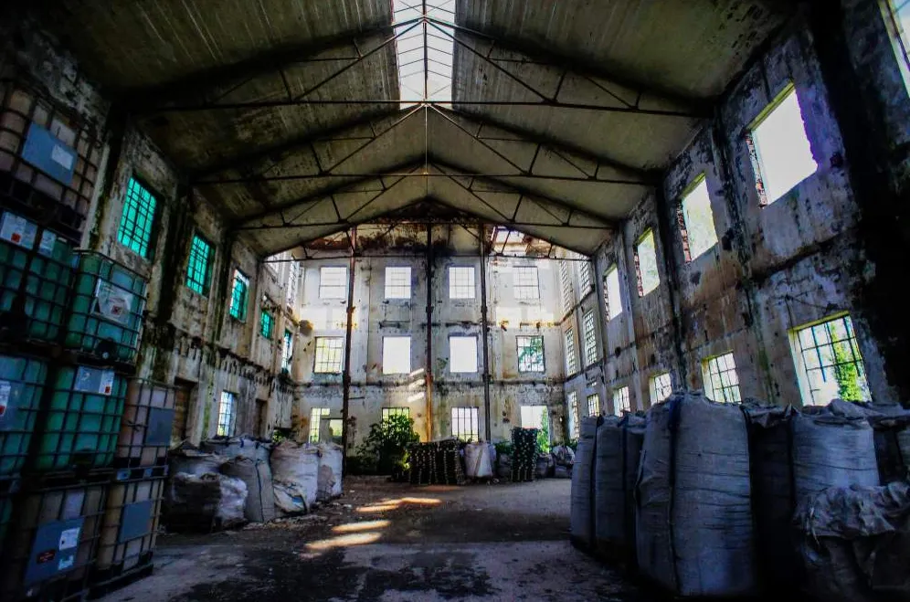Industrieel magazijn